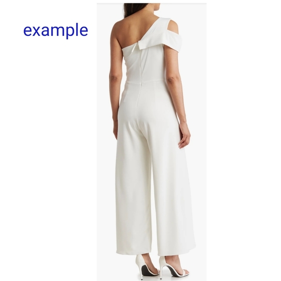 Marina Asymmetric One-Shoulder Jumpsuit Merlot 6 - Picture 2 of 11